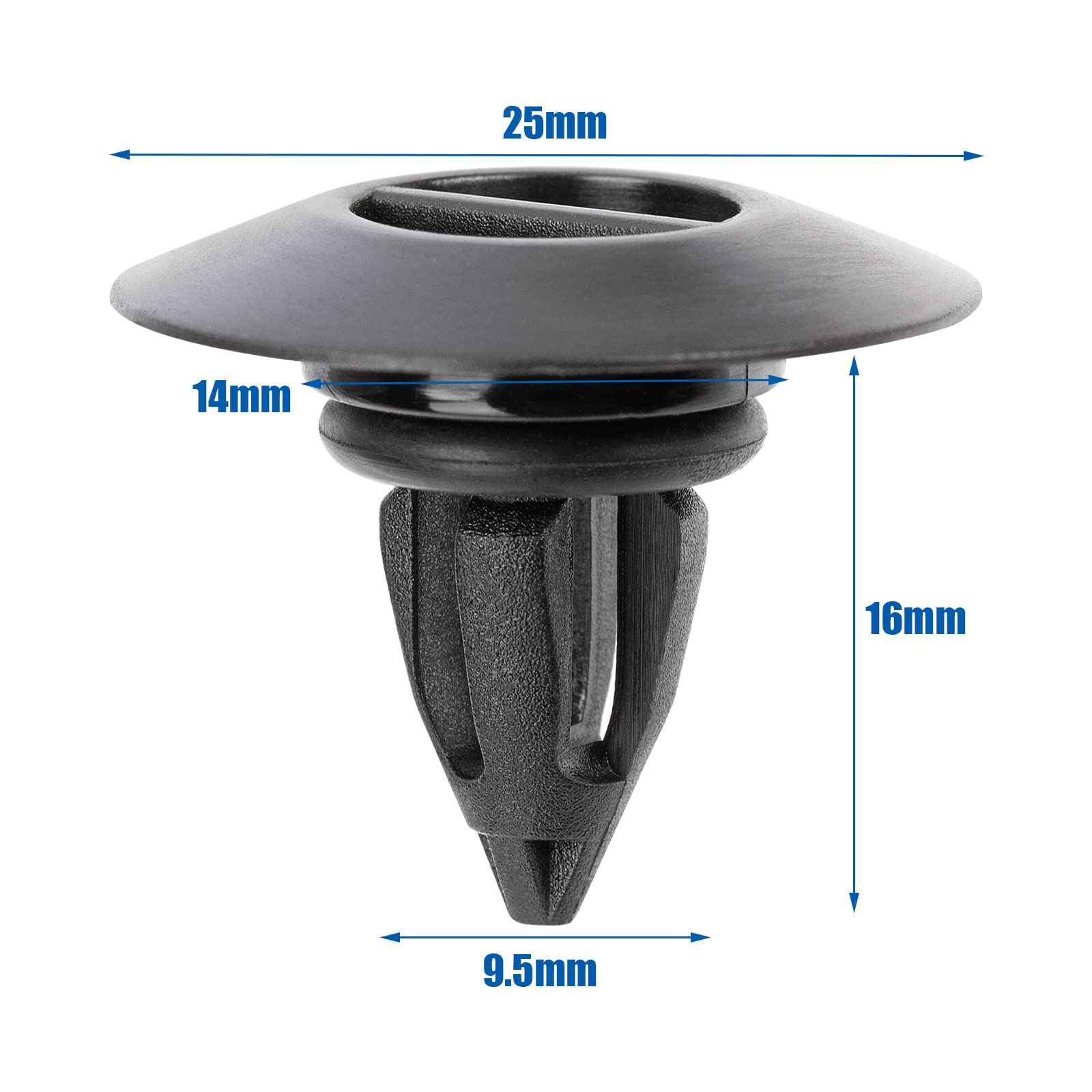 Amazon.com: OAUTOO 25PCS Rocker Panel & Wheel Housing Clips 51-77