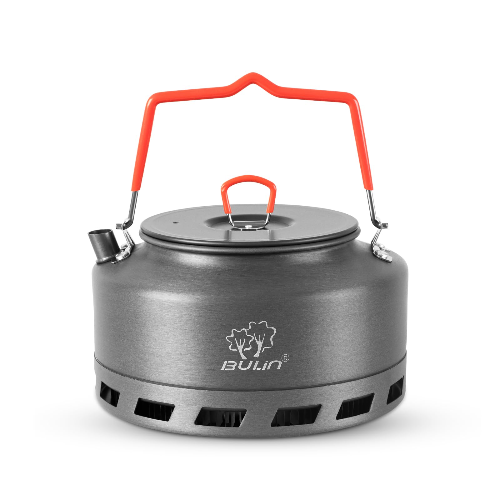 Tentock Camping Kettle Tea Pots Portable Hard Aluminum Campfire Kettle for Boiling Water Backpacking Outdoor Activities（L1)