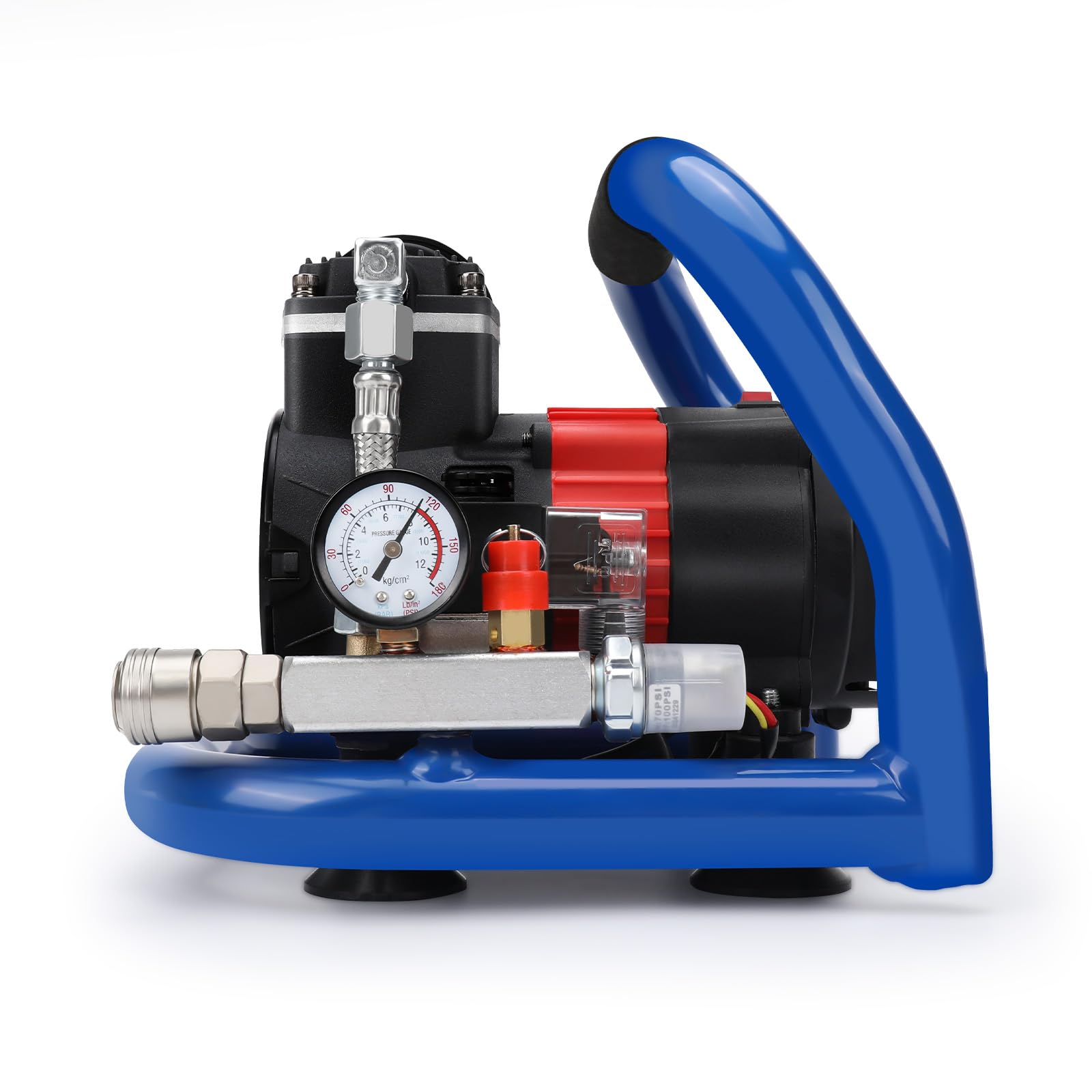 Compresor de aire comprimido para batería Makita de 18 V, compresor de aire portátil de 7 bares de presión de trabajo, capacidad de botella de gas de 1,5 l, inflado rápido para herramientas neumáticas