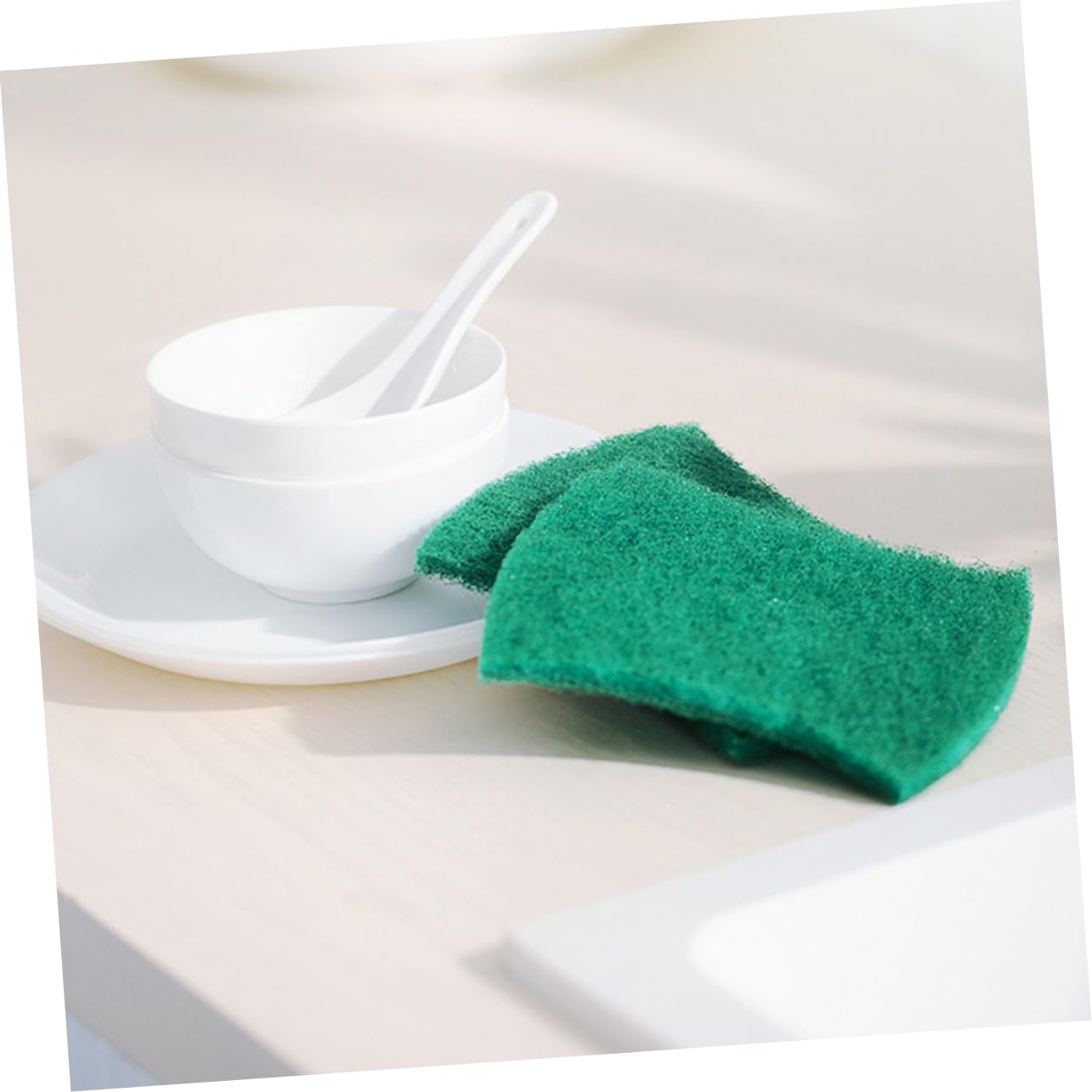 FOMIYES 6pcs Kitchen Scouring Pads Reusable Household Dish Scrubber for Cleaning of Dishes Pots and Surfaces Highly Absorbent and Flexible Scour Pads