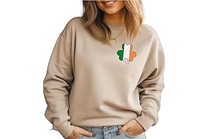 St Patricks Day Sweatshirt: Luck of the Irish Crewneck