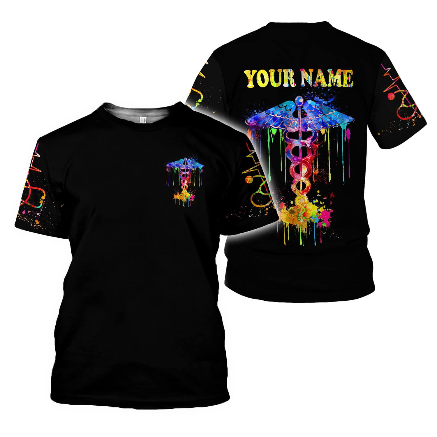 Personalized Nursing Emergency Shirts, RN & CNA Shirts - Registered Nurse Meaning