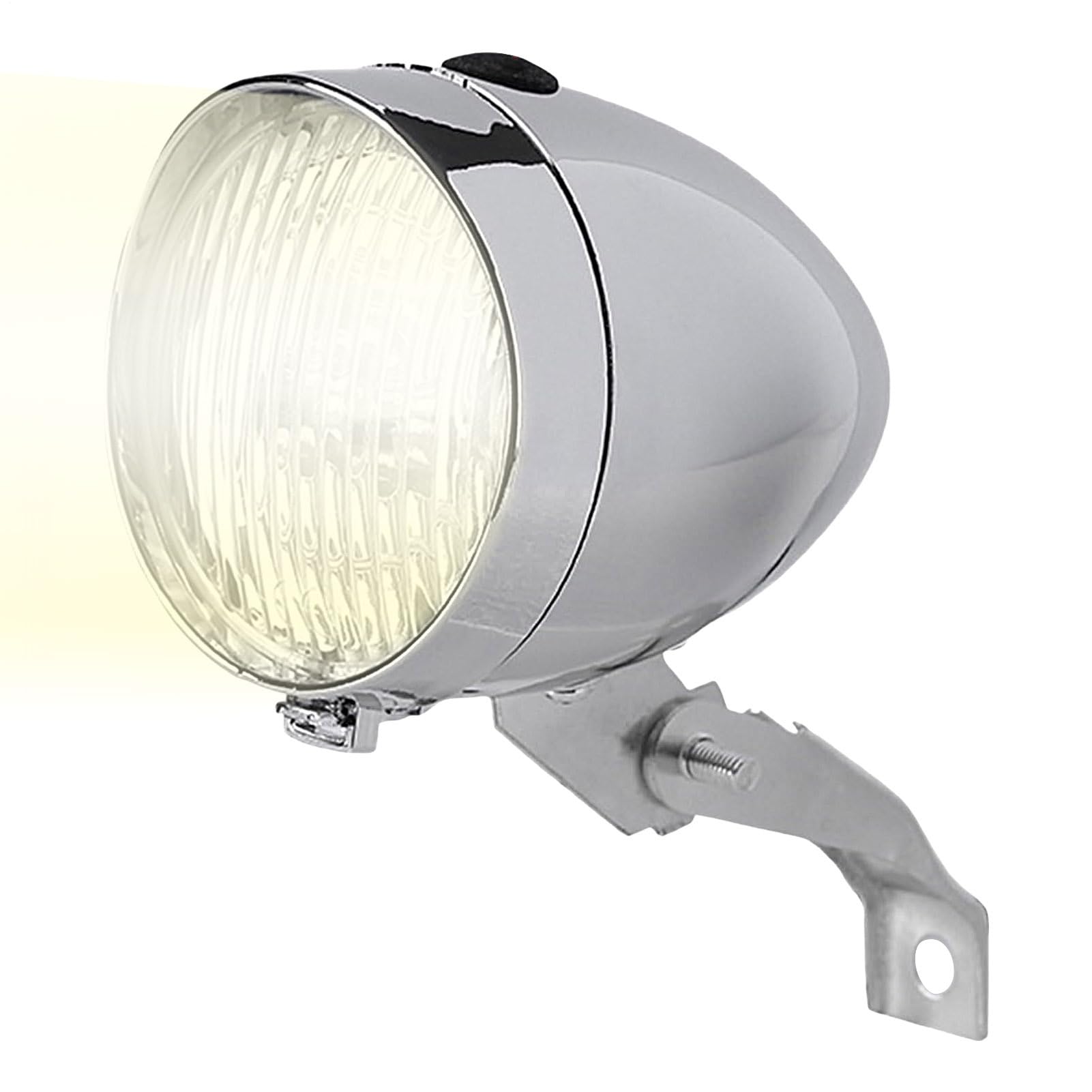 Luce Anteriore per Bici | Lampada Frontale per Bicicletta,Faro Retrò Impermeabile 3 LED Unisex per Ciclismo Notturno da Montaggio Universale a LED