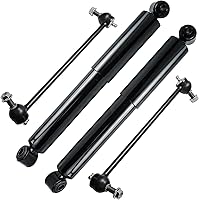 Vista 184 de Detroit Axle - Kit de suspensión delantera de 10 piezas para Chevy Aveo Aveo5 Pontiac G3 Wave 2 Ready Struts Assembly 2 Enlaces de barra