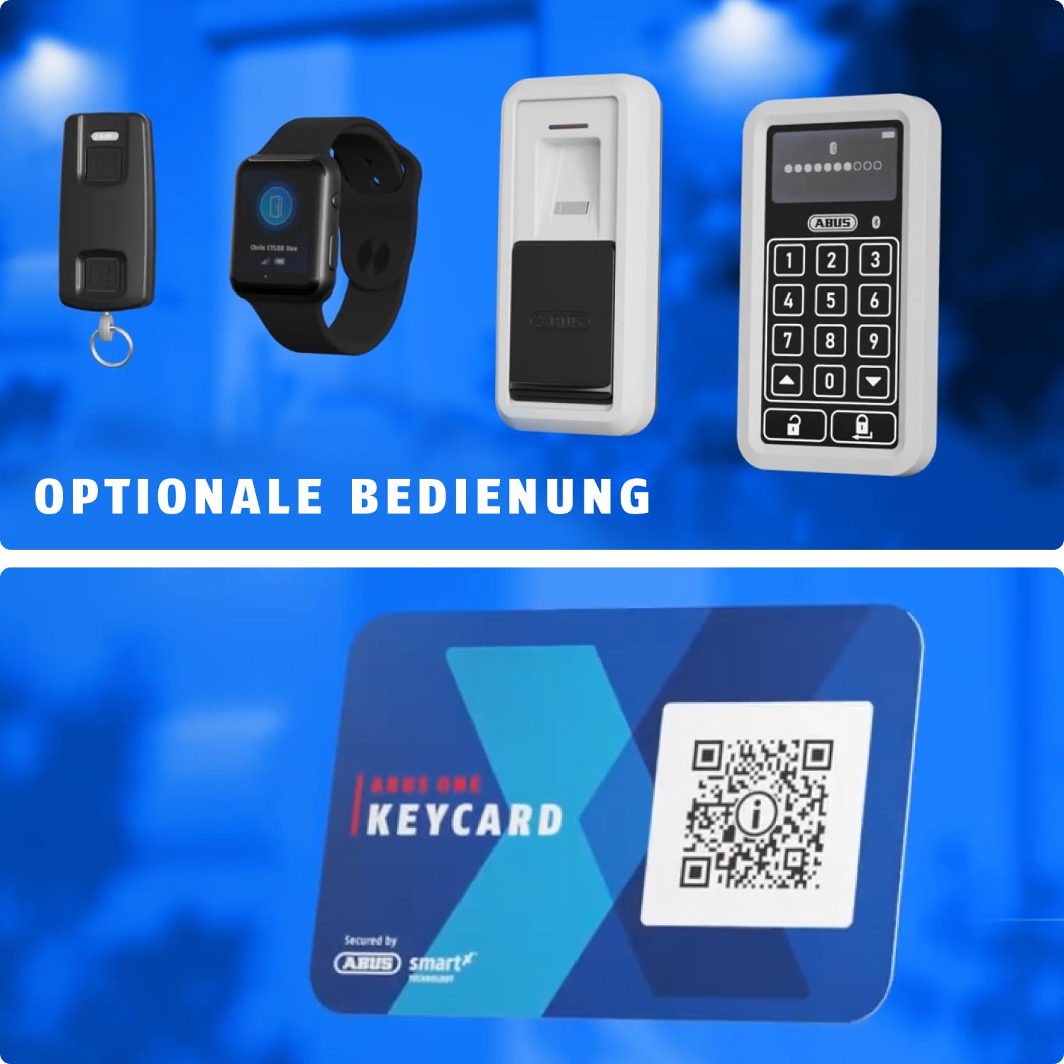 Inteligentny cylinder do drzwi CYLOX One – otwieranie bez klucza za pomocą smartfona i innych akcesoriów – zamek do drzwi z zabezpieczeniem przed przewierceniem – otwieranie za pomocą zewnętrznej