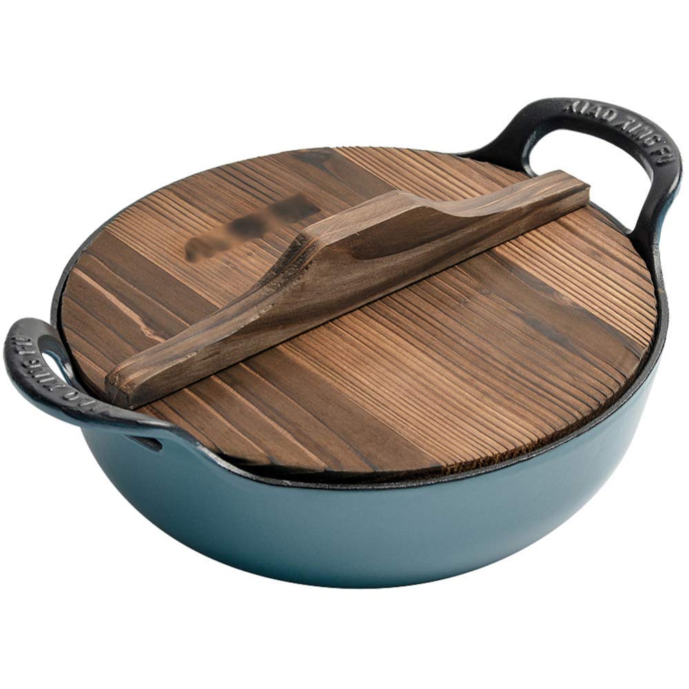 Casserole en fonte émaillée antiadhésive - Finis les plats brûlés et le nettoyage difficile
