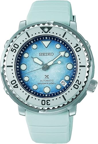 Vista 2 de Seiko Reloj Prospex automático Ocean Frost SRPG59J1 para hombre, plateado, plateado, Negro -, Casual