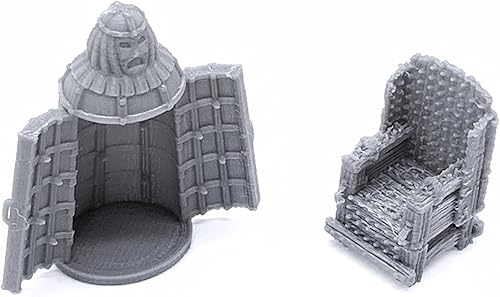 Miniatura 4 de Herramientas de tortura por escenario imprimible, paisajes RPG de mesa impresos en 3D y terreno de juegos de guerra en miniatura de 1.102 in