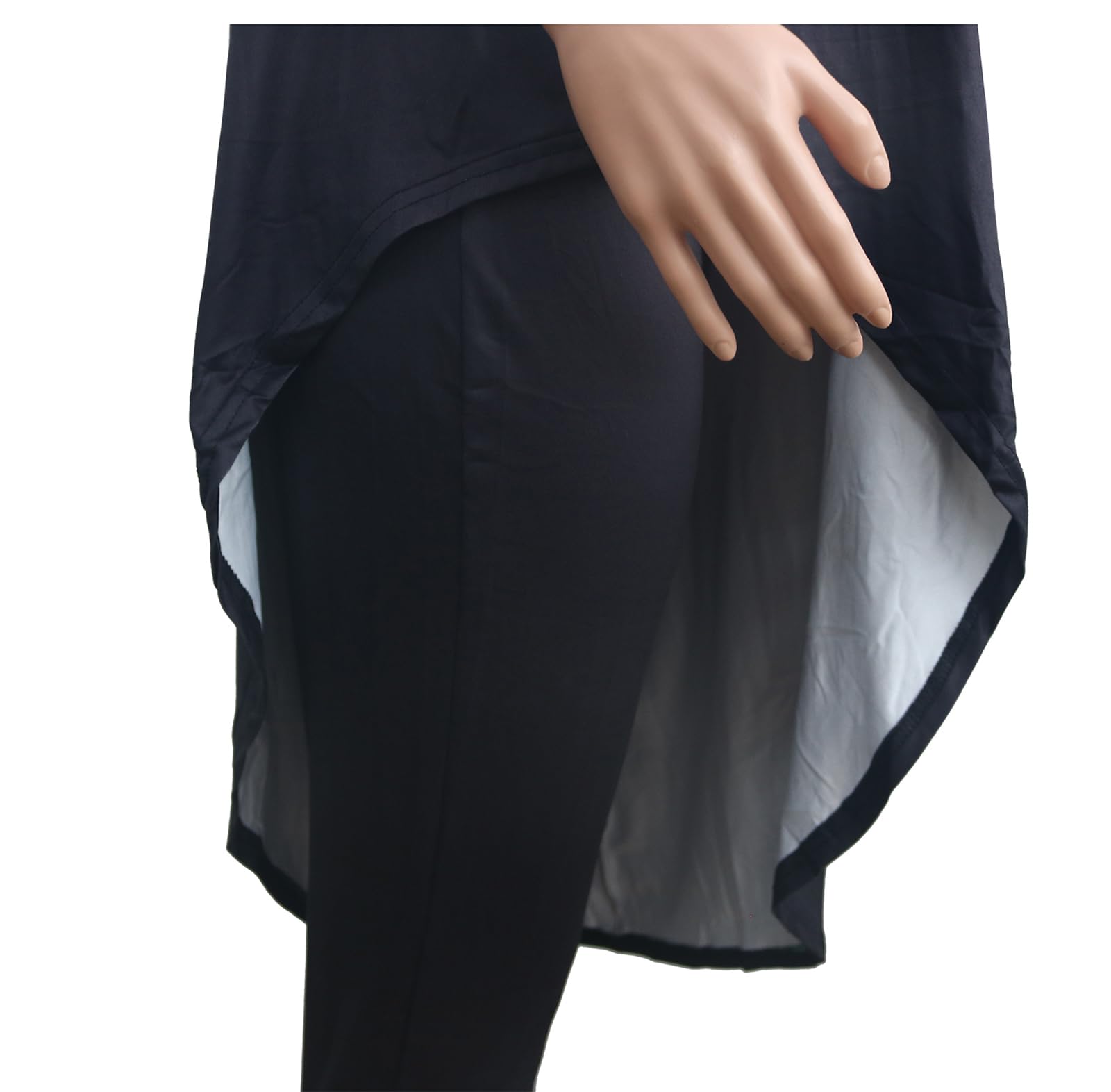 Yuopeid Conjunto de sudadera de verano para mujer, manga 3/4, estampado irregular, pantalones ajustados e informales, conjunto de 2 piezas