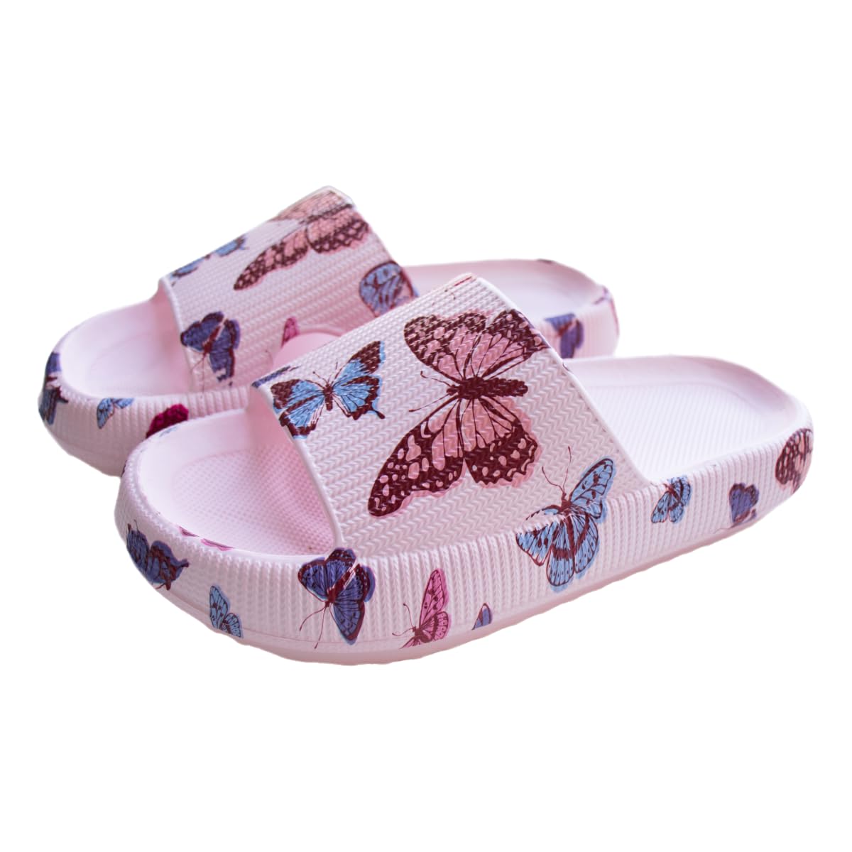 Badeschuhe Jungen Mädchen Badelatschen Original Slippers Leopard Wolken Slipper Badeschlappen Cloudyzz Schlappen Hausschuhe Kinder Home Slippers rutschfeste Pantoletten Sommer Strand Schwimmbad