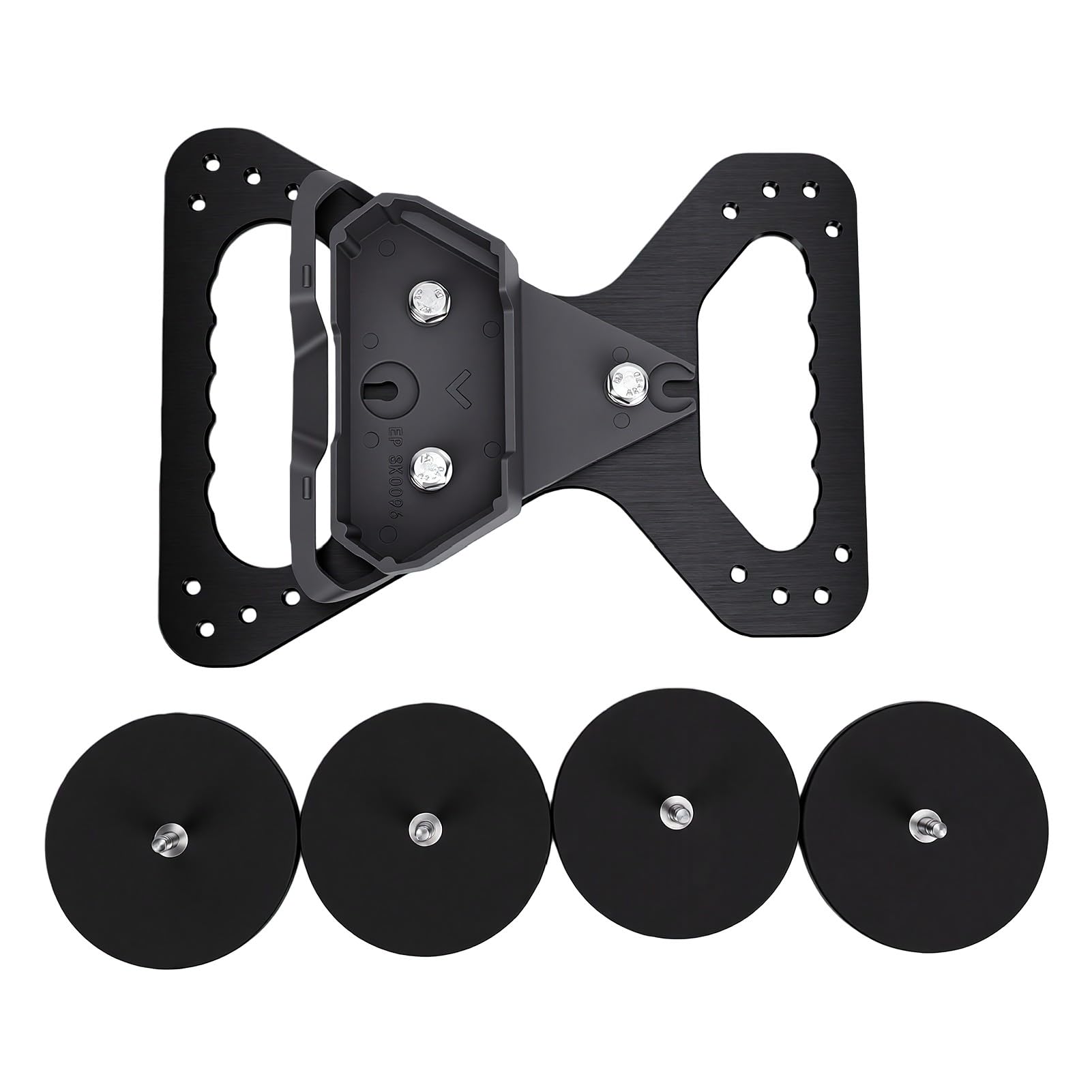 Zunate Magnetyczny Uchwyt Dachowy do Anteny Satelitarnej Mini X Gen3, nośność 320 Funtów, Zestaw do Montażu Dachowego ze Stopu Aluminium Samochodu Ciężarowego RV