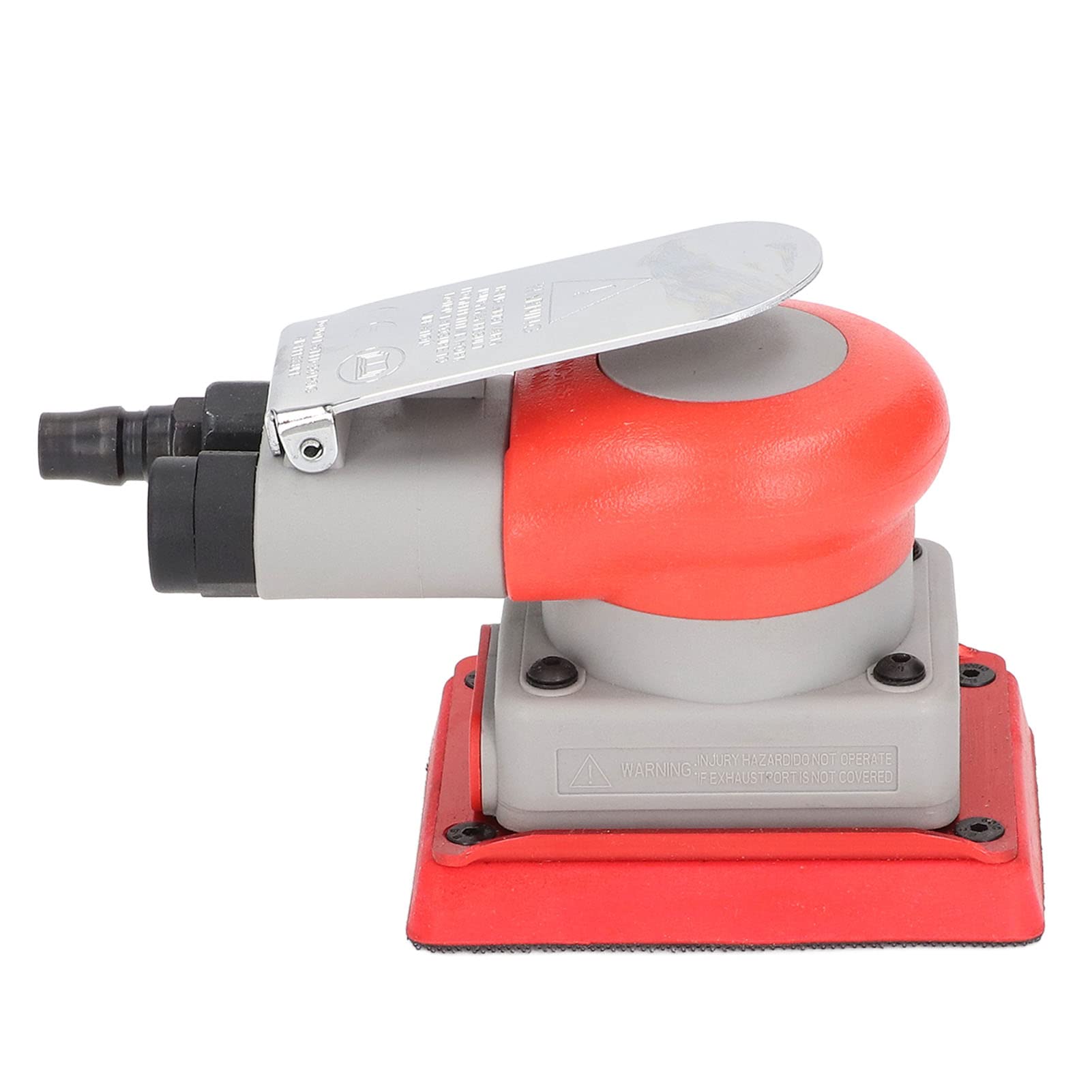 Pneumatic Random Orbital Sander, Efficient Strong Head Palm Air Sander Tool Prevent from Debris Comfortable Press for Woodworking Composites