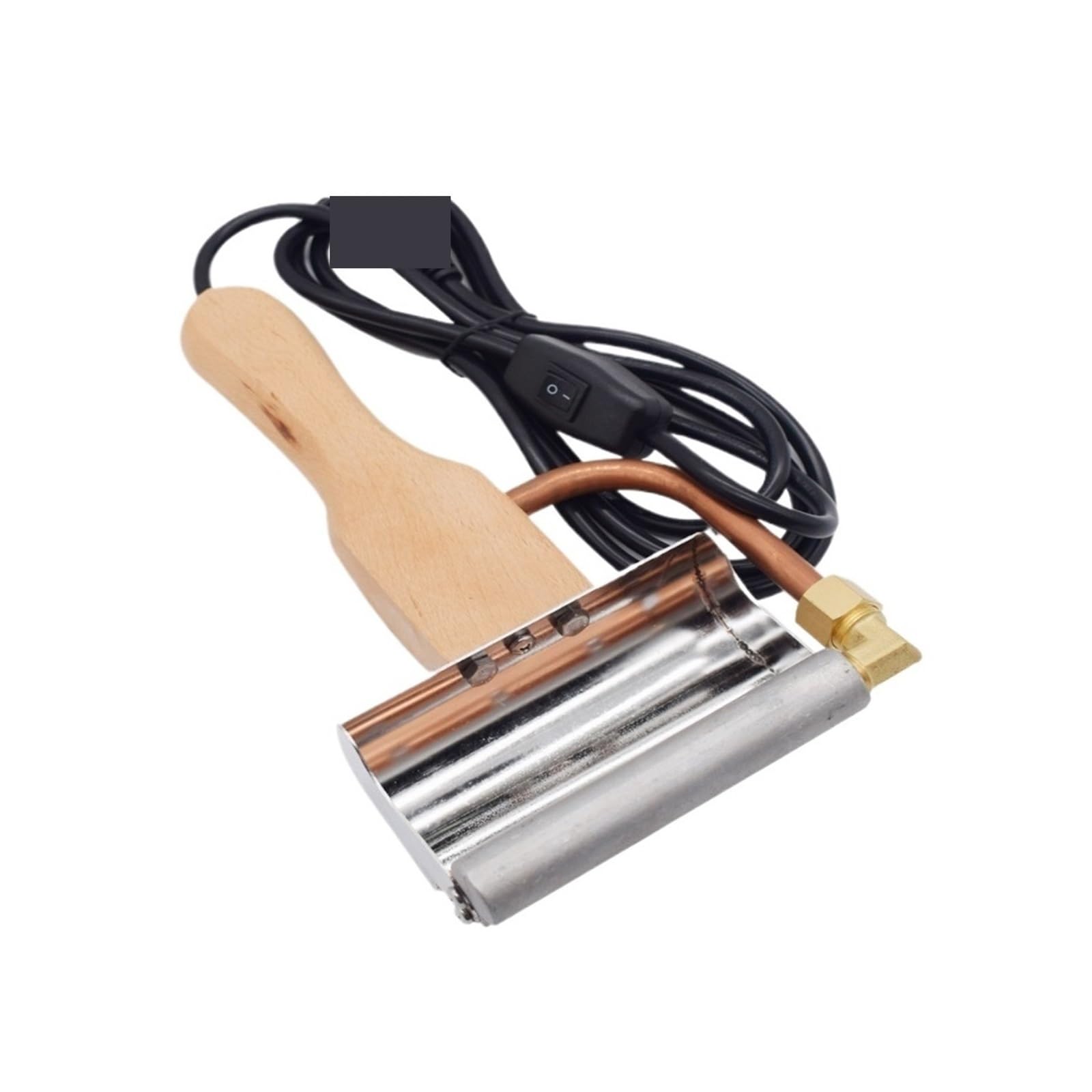 Strumenti per l'apicoltura, Attrezzatura For Apicoltura: Coltello For La Smielatura Riscaldato Elettricamente Con Manico In Legno, Forchetta For