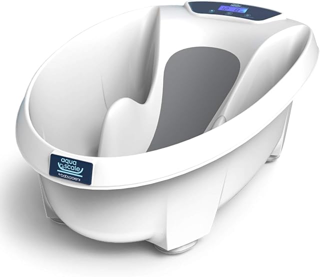 Aqua Scale V3 Next Generation Digital Baby Bath, White