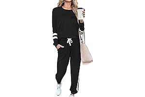 2 Piece Plus Size Jogger Sets for Curvy Women