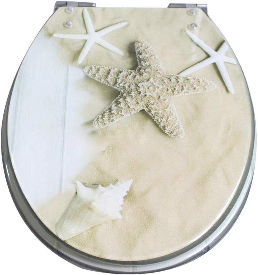 Toilet Seats Shape Universal Color Cover Thickening and Slow Down Mute Lid Suitable for Families Bathrooms