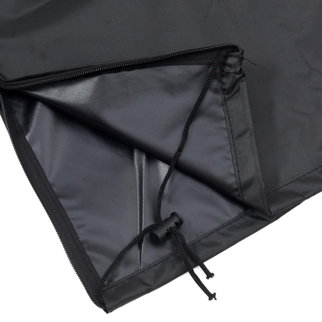 Mobile-Giardino Ombrellone Copertura Nero 136x25/23,5 cm 420D Oxford