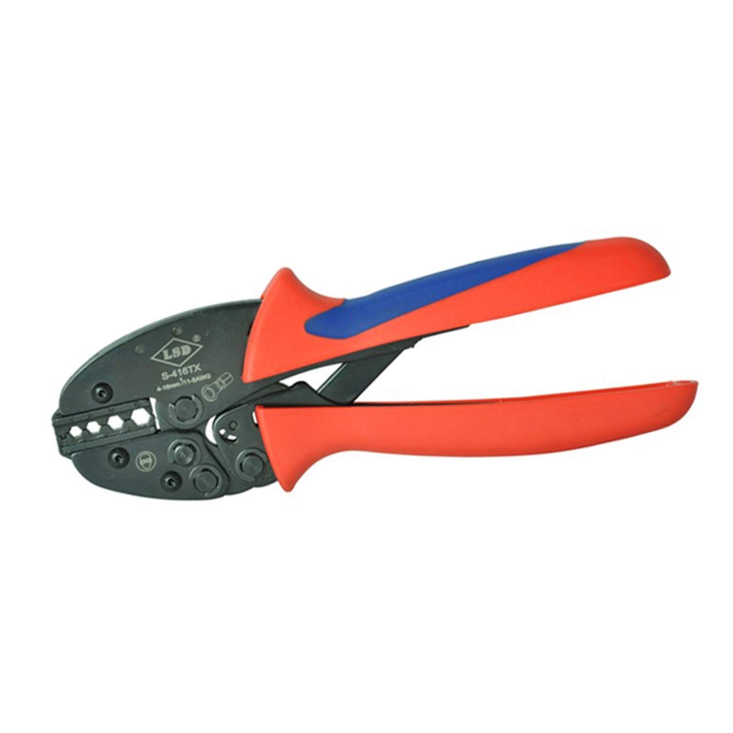 Ratchet Crimping Hand Tools Non Insualted Cable Lugs 4-16mm² 12-6AWG Crimper Pliers