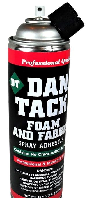 Dantack 2012 Professional Foam & Fabric Glue Adhesive Spray 12 oz Can