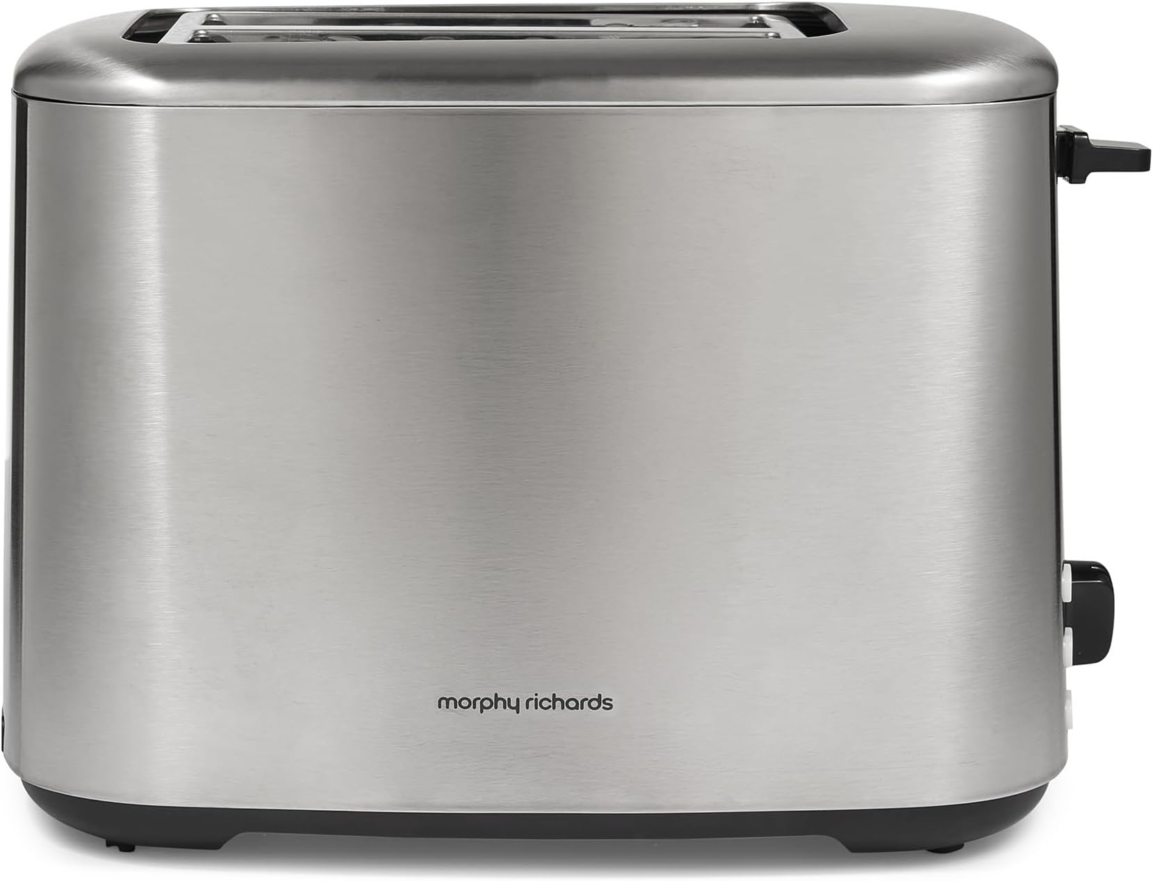 Morphy Richards Equip 2 Slice Toaster, Defrost and Reheat, 7 Variable Browning Controls, Variable Wide Slots, Removeable Crumb Tray, Stainless Steel, Silver,222067, Brushed