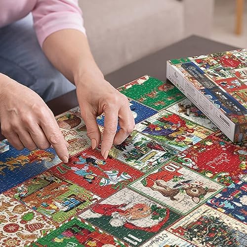 2023 Christmas Advent Calendar Jigsaw Puzzle 1000pcs | Christmas Holiday Puzzles for Adults Kids Toys | 2023 Christmas Jigsaw Puzzles Gift, 24 Days Surprise Christmas Countdown Calendars 5 615sUOnCXOL. AC