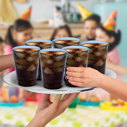 Miniatura 6 de Acrimet Vaso de plástico, reutilizable, 10 onzas, 10.1 fl oz, vaso de agua, lavable a máquina, vasos apilables para bebidas, vaso para beber,