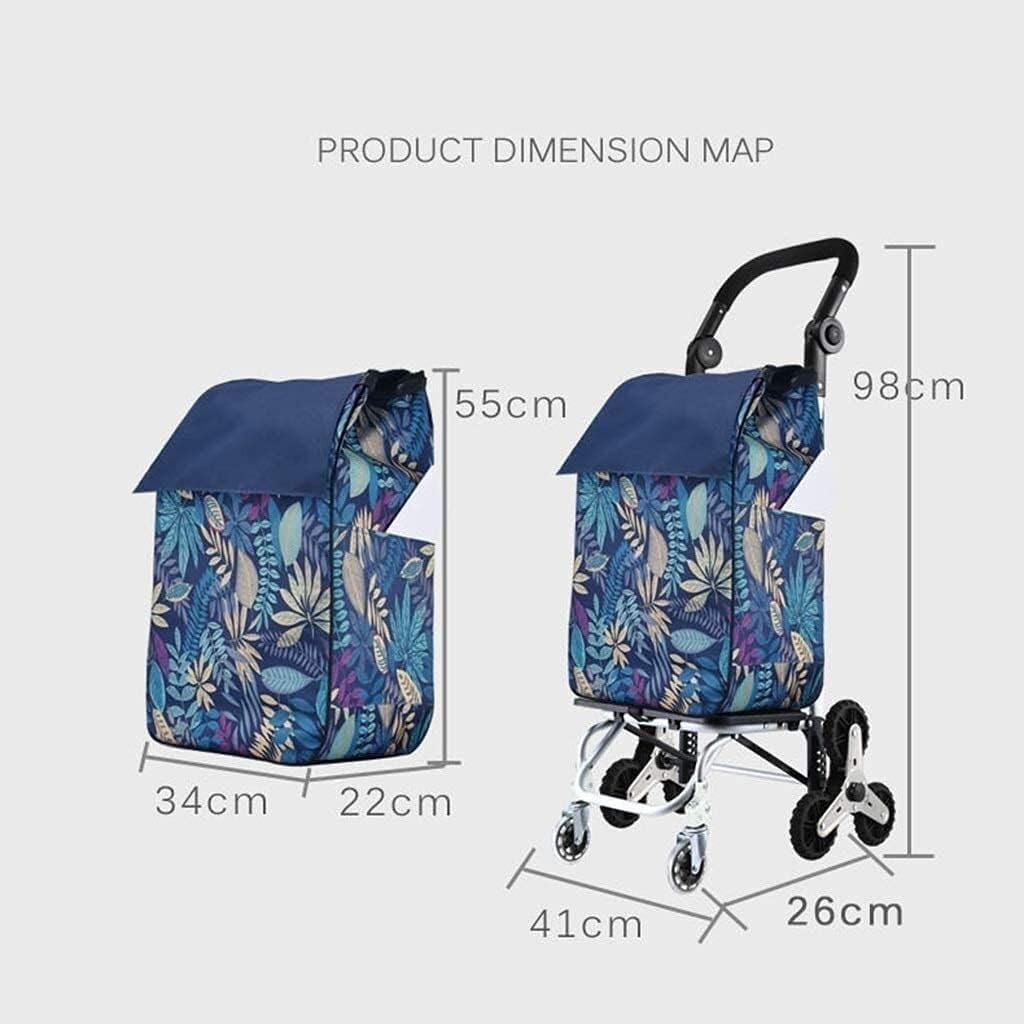 carrello della spesa, Carrelli for la spesa Borsa for for casa con ruote Corrimano in alluminio pieghevole for