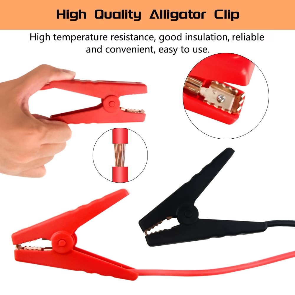 Jump Starter 12v Cavi Per Avviamento Auto 2500A - Morsetti A Coccodrillo Per Jump Starter (Connettore EC5) Jump Starter Auto - Foto 4