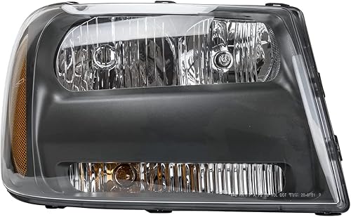 Conjunto de faros delanteros compatible con Chevrolet Trailblazer 2006-2009 LT, Trailblazer EXT LT 2006 DerechaLado del pasajero, faros halógenos