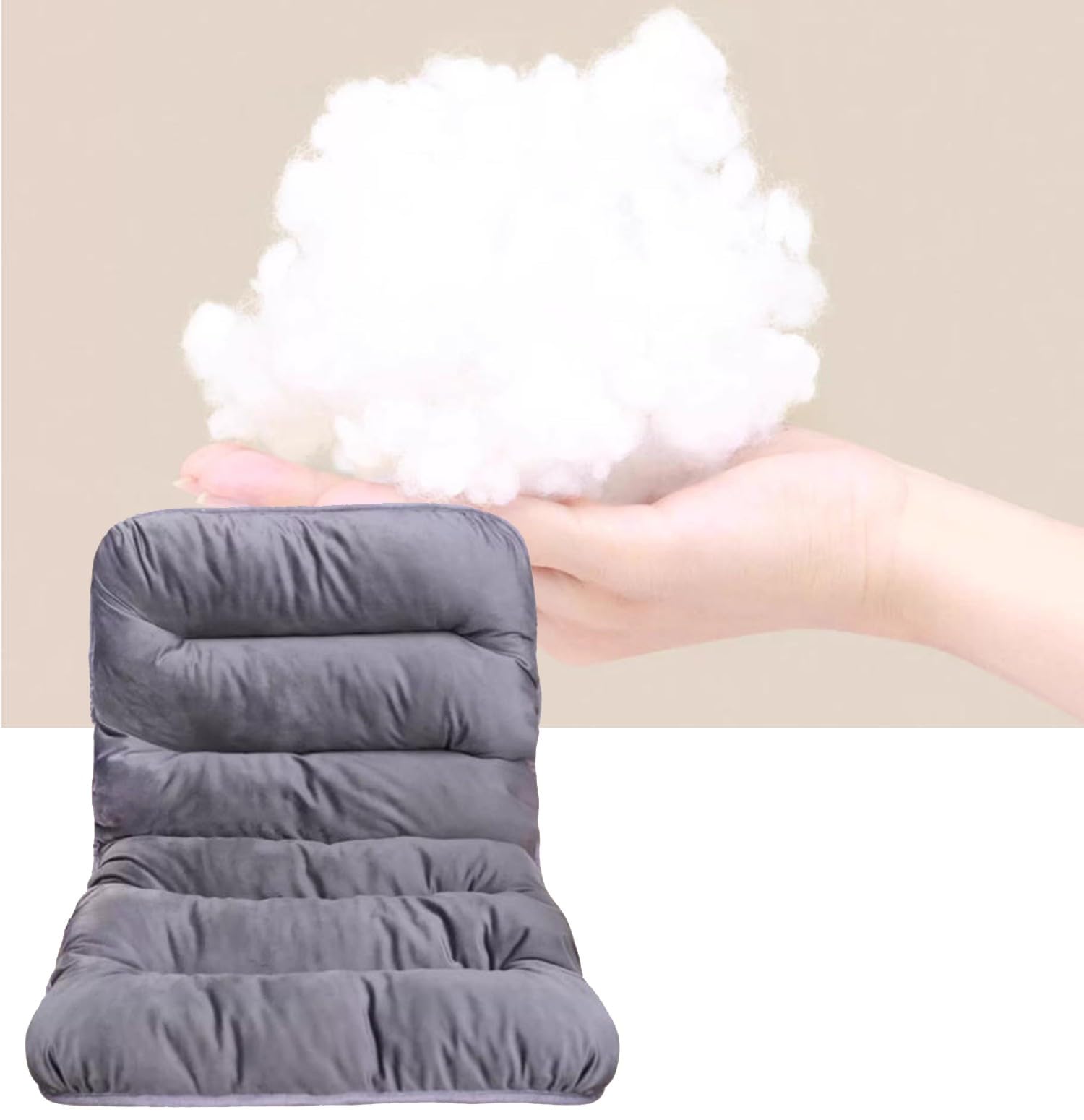 BLUEZY Cuscino per Schienale per Sedia A Rotelle, Cuscini A Pressione per Piaghe da Decubito sul Fondo, Cuscino con Schienale Antidecubito Cuscino Ortopedico per Carrozzina A