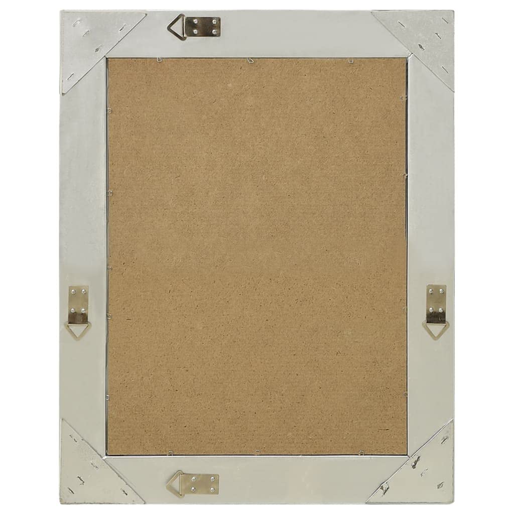 Woonisher Specchio da Parete Stile Barocco 50x60 cm Argento