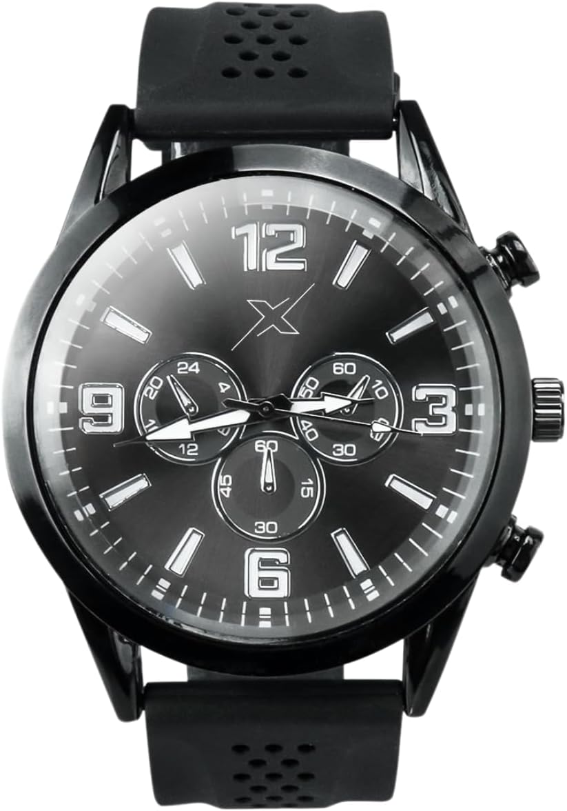 Relógio masculino inox preto + caixa presente preto original casual ajustavel ponteiro