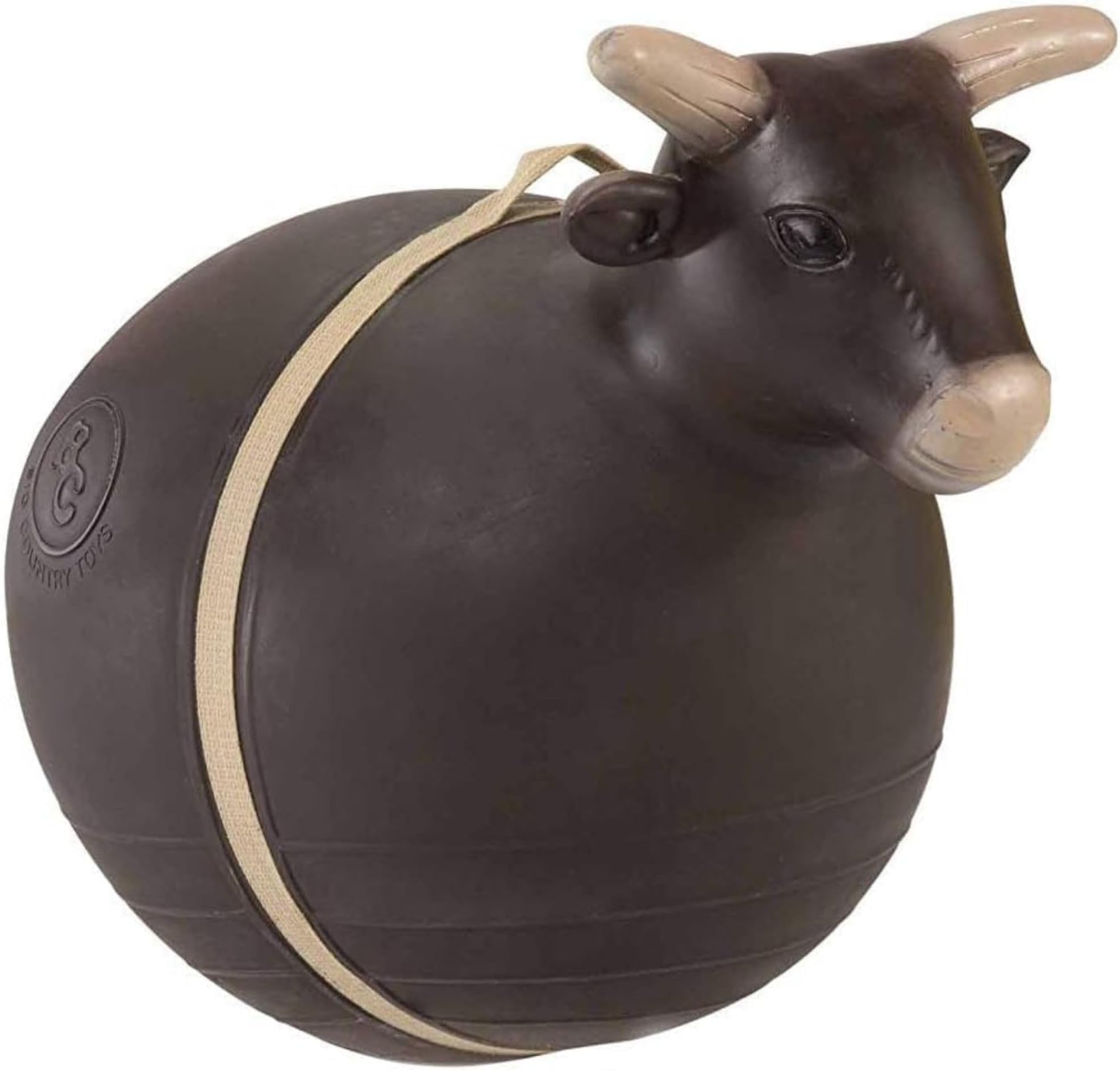 Big Country Toys Bouncy Bull Kids Toys - Rodeo Ride On Toys for Ages 3+ - Bouncy Animals for Toddlers - Inflatable Kids Hopper Toy with Hand Pump