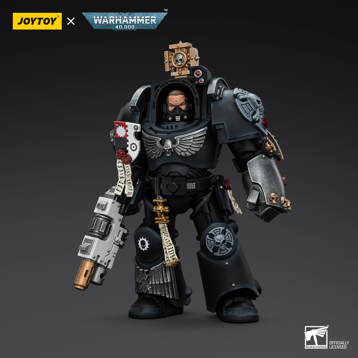 JoyToy Warhammer 40k: Iron Hands Captain in Terminator Armour 1:18