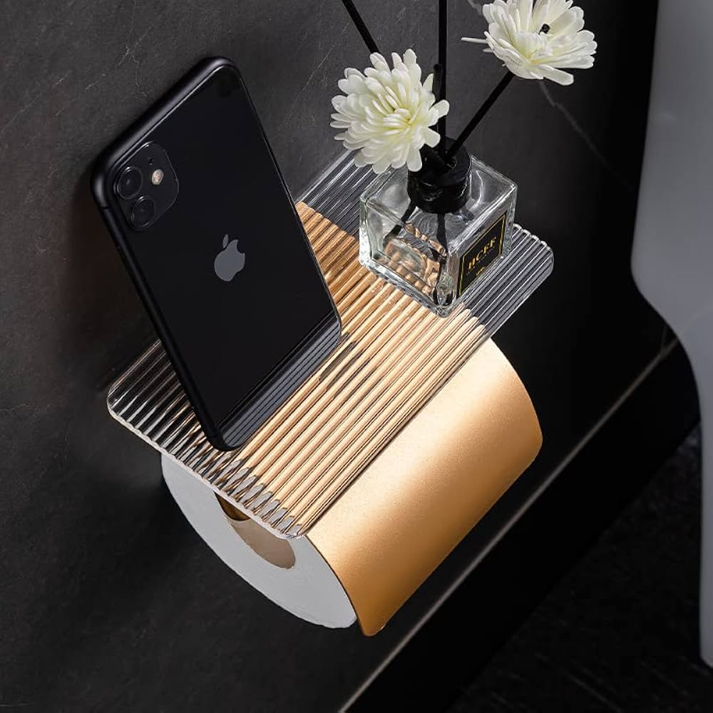 ノーパンチ式壁掛け式アイデア個性吸盤二重浴室トイレホルダー ノーパンチ式壁掛け式アイデア個性吸盤二重浴室トイレホルダー