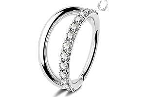 Stunning Silver Nose Ring Hoops - Your Perfect Piercing Partner