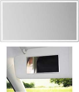 1 Piece Car Sun Visor Mirror - Interior Makeup Mirror, Self-Adhesive