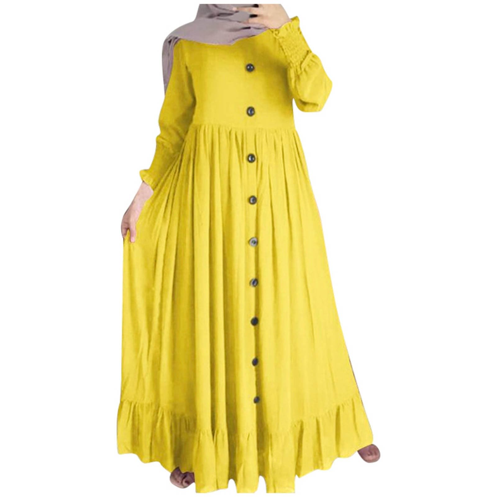 Générique Damska długa sukienka na co dzień Maxi Fluid Boho Plaża Lato Casualowa Elegancka szykowna Krótki rękaw Vintage Bawełna Len Plus Size Print Party A18