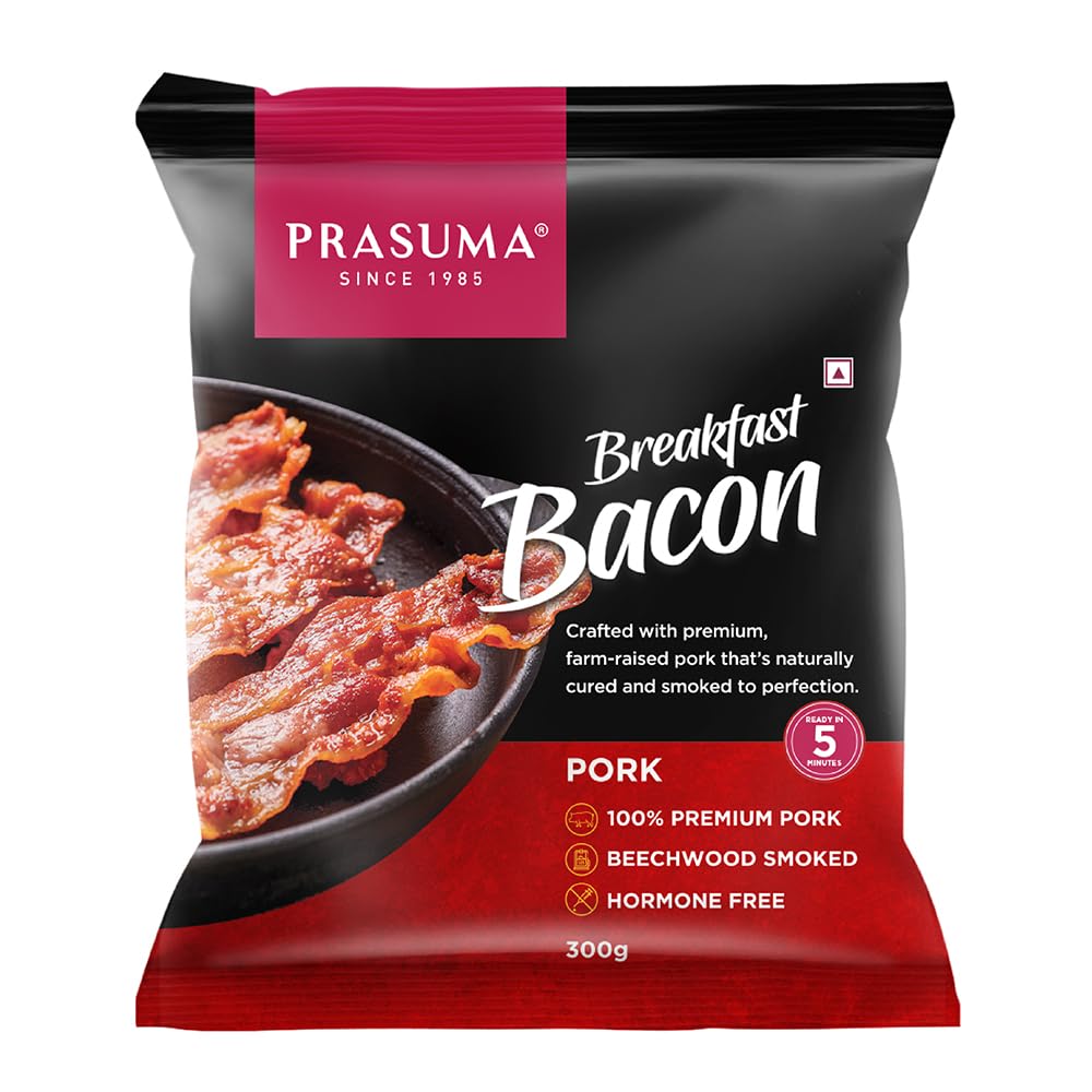 Prasuma Frozen Pork Breakfast Bacon 300g