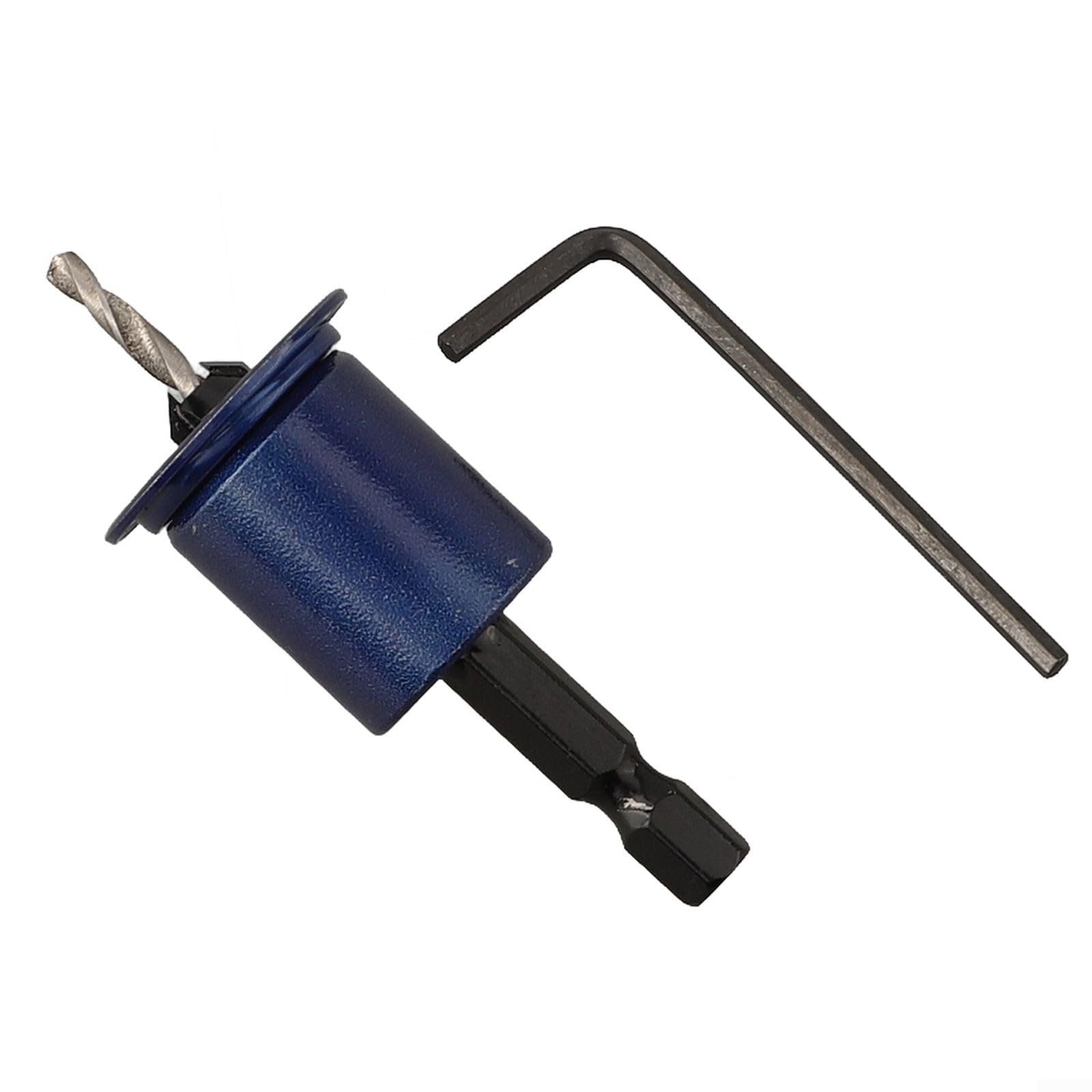 Punta da Trapano svasatrice con Gambo da 8 mm, limitatore di Nucleo, Sile per Lavorazione del Legno con Collare di Arresto reabile