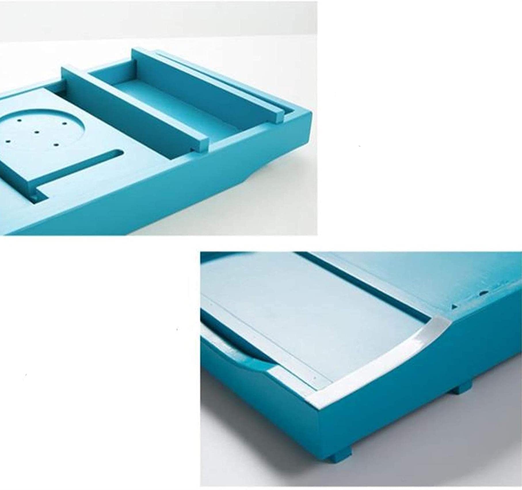 Bandeja para bañera Bandeja para bañera de bambú Bandeja para bañera de Hotel Bandeja para bañera retráctil Bañera Ajustable Antideslizante (Color : Blue, Size : 75x23cm) (Blue 75x23cm)