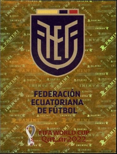 2022 Panini World Cup Qatar Sticker #ECU2 Team Logo FOIL Group A Ecuador Mini Sticker Trading Card 2022 Panini World Cup Qatar Sticker #ECU2 Team Logo FOIL Group A Ecuador Mini Sticker Trading Card