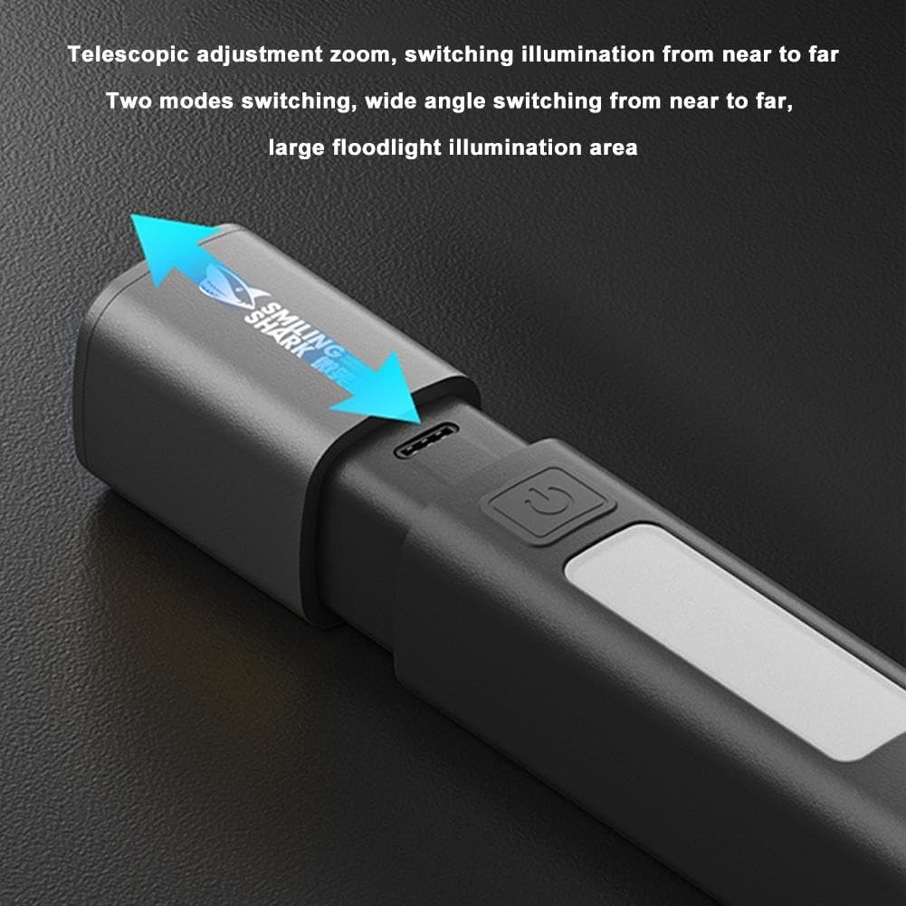 Amazon.co.jp: Smiling Shark LED トーチライト XPE 超高輝度懐中電灯