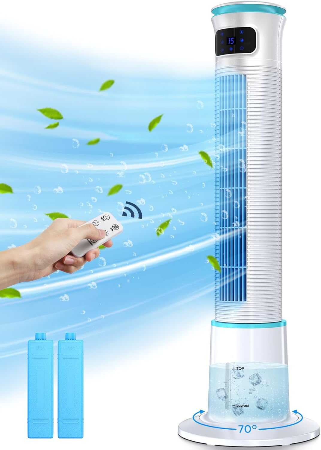 FANCOLE 43-INCH Evaporative Air Cooler w/LED Screen, Nigeria Ubuy - Main Image