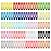 Hair Clips ECADY (100-Pack 20-Colors) Rectangle Non-Slip Snap Barrettes for Girls, Women, Kids - 2 Inch