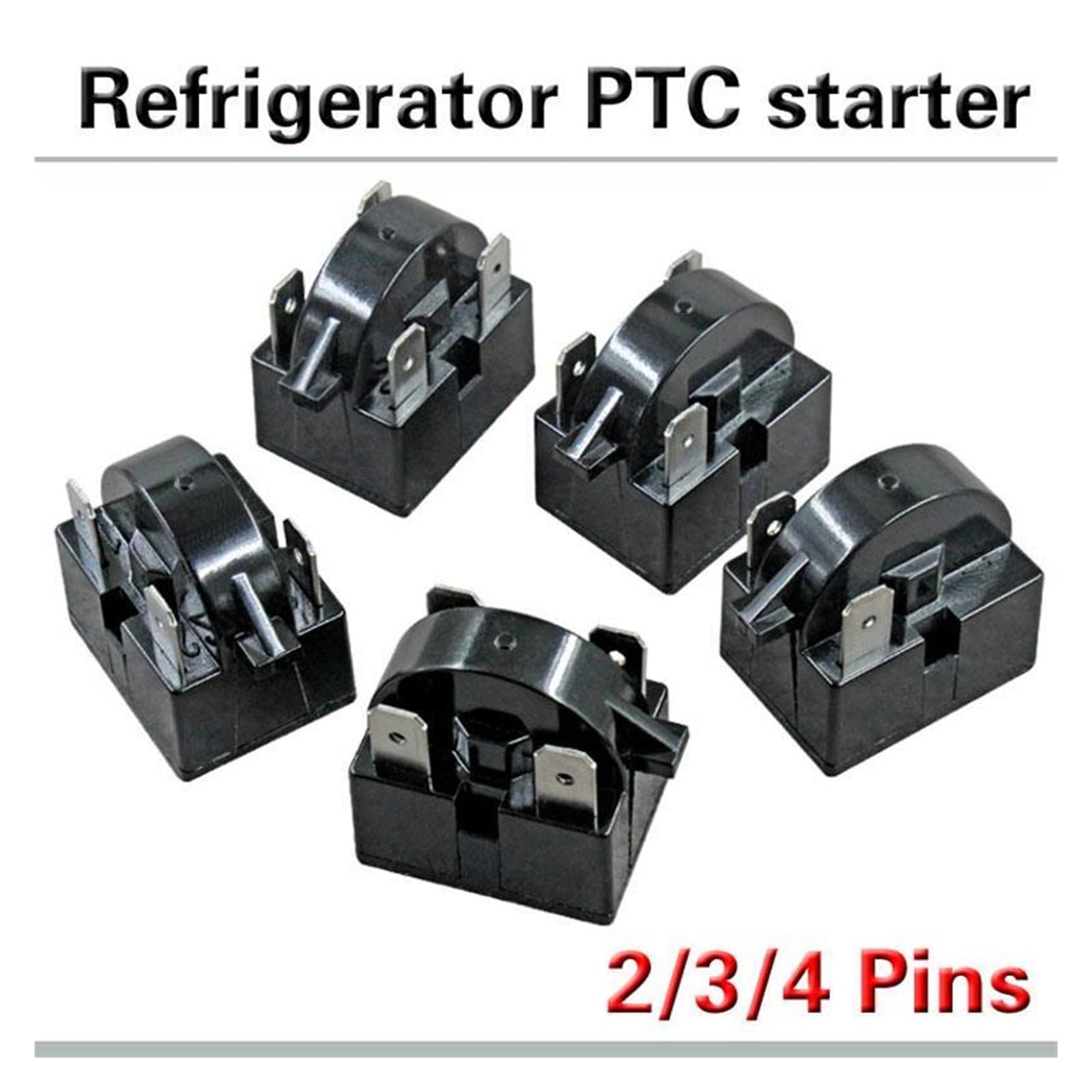 1 Pieza De 3 Pines 22 Ohmios Protector Térmico Refrigerador Relé De， 1pc