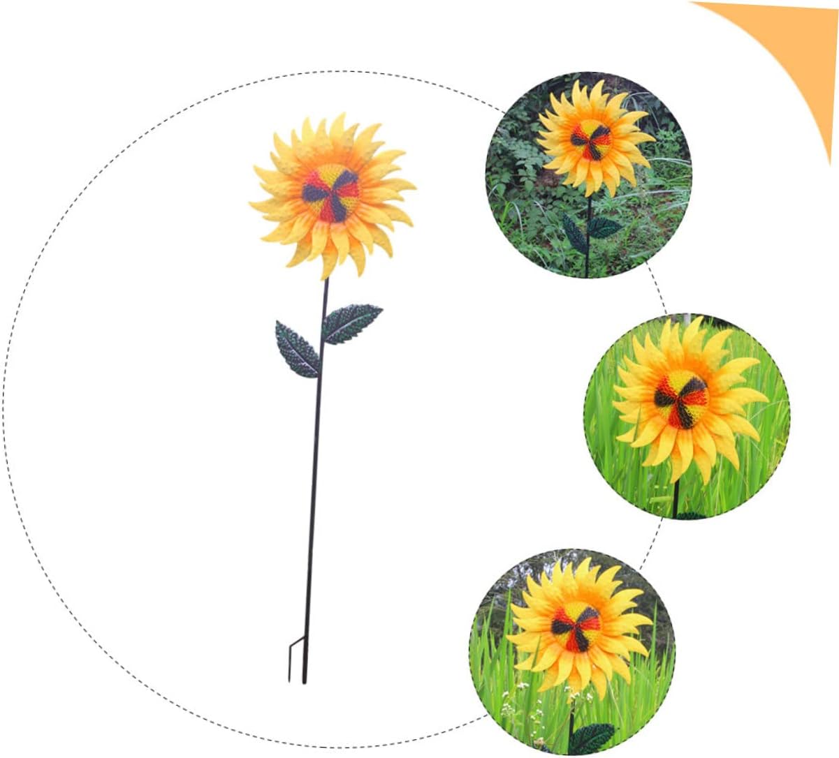 BESPORTBLE Outdoor Windmill Decor Windmill Ornament for Garden Rotating Pinwheel Decor