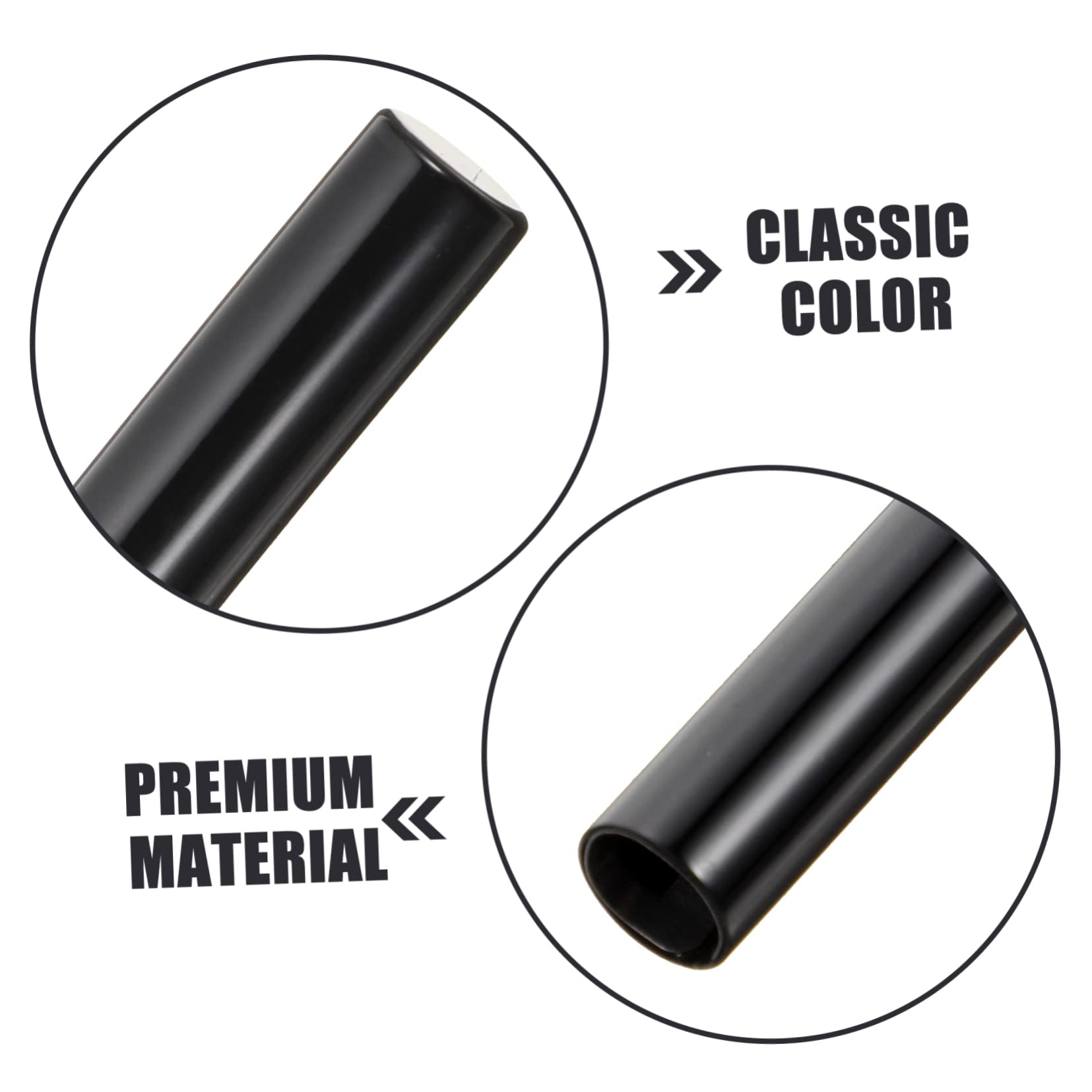 OSOLADY 6pcs Nail Pen Cap Nail Builder Gel Electric Nail Drill Nail Kit Glue Machine Pens Stamper Stickers Cuticle Tip Holder Corrector Nails Tool Manicure Applicator LED Acrylic Black