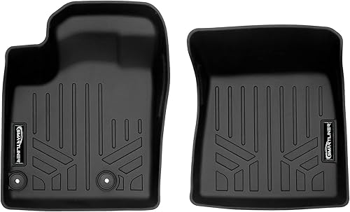 Miniatura 25 de SMARTLINER Alfombrillas de suelo de ajuste personalizado, 3 filas y forro de carga detrás de la tercera fila, color negro, compatibles con