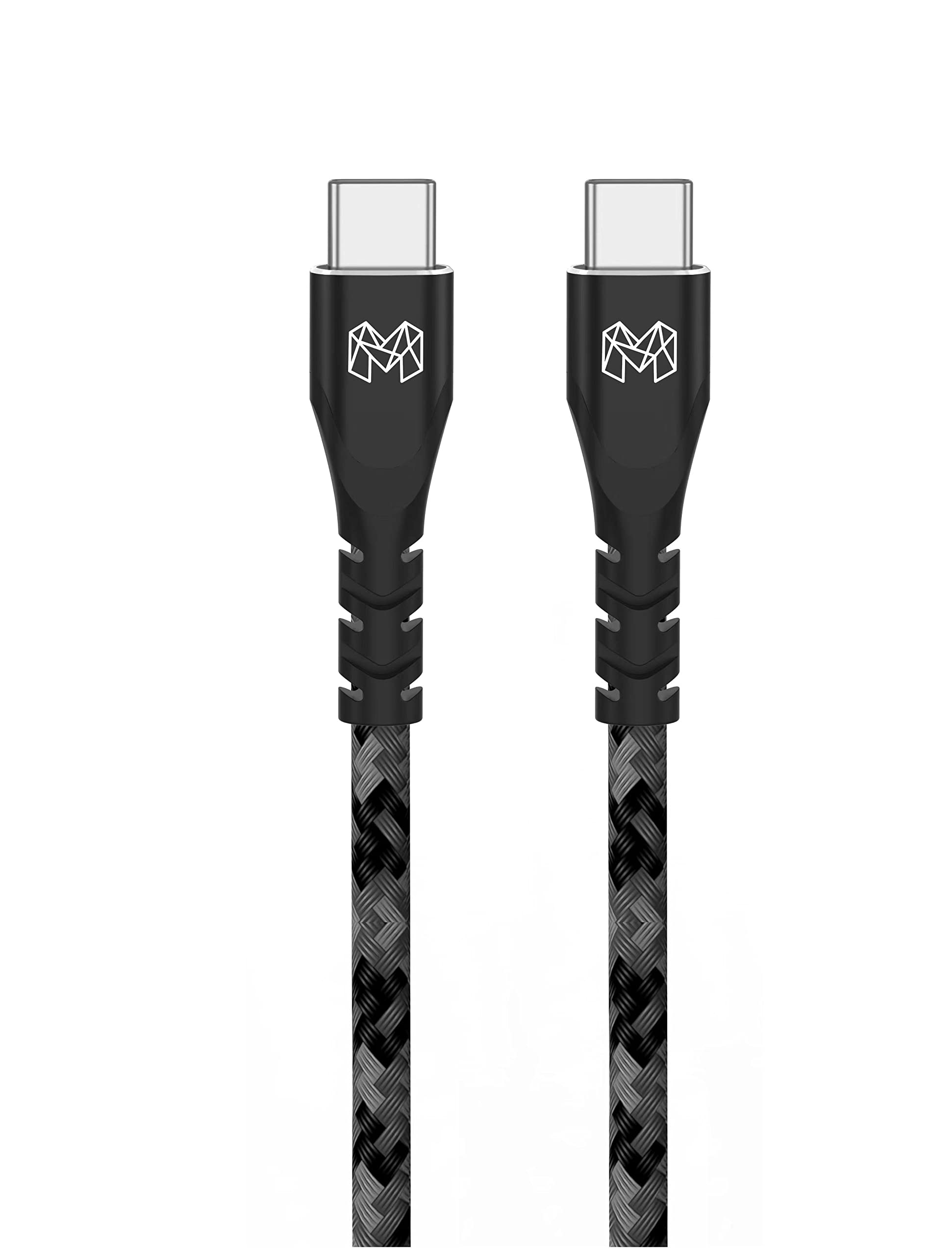 MOOSH USB C to C Cable 100W [2 Meter 6.6ft] PD 5A Fast Charging 480Mbps Data Sync Nylon Braided Unbreakable Type C to Type C Cable for Smartphones, Tablets, Laptops, Type C Devices PD Technology Black (B0BQN27CJB) Amazon Price History, Amazon Price Tracker